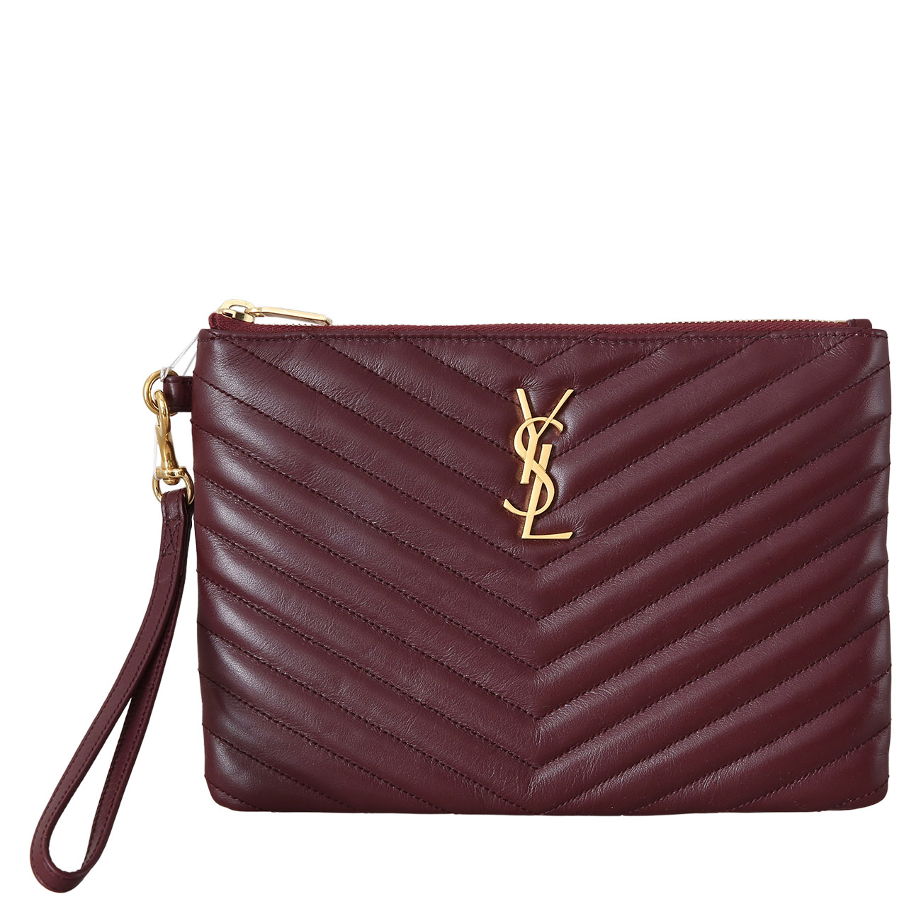 Yves Saint Laurent(USED)생로랑 379039 모노그램 쉐브론 파우치
